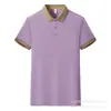Camisas Polo com Logo Personalizado, Combinação de Cores, Camisas para Publicidade de Grupo, Gráficos Impressos, Uniformes de Trabalho para Lojas de Café e Chá com Leite, Bordado