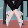 Nuevos Zapatos de Mujer para Cuatro Estaciones 2025, Versátiles de Estilo Coreano, Modernos Zapatos de Mujer sin Cordones con Tacón Medio, Tacones Gruesos de Verano