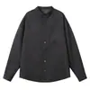 Camisa para Hombre de Comercio Exterior 2026, Lyocell Tencel Imitación Lino Transpirable Estilo Old Money Camisa de Manga Larga para Hombre