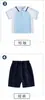 Uniforme escolar de primaria conjunto de tres piezas primavera y otoño uniforme de clase para niños ropa para reunión deportiva de otoño uniforme de jardín de infantes conjunto estilo británico