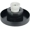 Suporte Plástico Plano para Exterior, Conexão de Iluminação de Pátio com Cabo com Soquete de Cerâmica E27, Suporte de Borracha para Base de Abajur Acessórios DIY