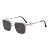 Gafas de sol nuevas para hombre 2026 con doble puente y montura grande para conducción transfronteriza europea y americana, gafas de sol polarizadas con protección UV