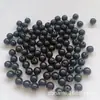 Venta al por mayor turmalina colorida colorida cuentas redondas pequeñas esmalte nacarado alto brillo joyería cuentas sueltas diámetro 6 mm