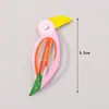 Clip para el pelo de metal con diseño de animal de dibujos animados lindo clip para el pelo de fruta clip bb de color clip para el pelo lindo para niños clip para el borde del flequillo