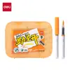Marcadores Acrílicos Deli Que No Traslucen el Papel, Se Pueden Superponer para Pintar, Dibujo Artístico y Set de Marcadores con Purpurina
