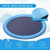 En stock Alfombrilla Engrosada Antideslizante para Pulverización de Agua para Mascotas Piscina Plegable para Baño de Agua para Mascotas al Aire Libre