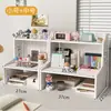 Estante de Almacenamiento de Escritorio Dormitorio de Estudiantes Cosméticos Artículos Varios Almacenamiento de Escritorio Oficina Estante Multicapa Escritorio
