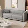 Sofá Descartável Simples Moderno de Luxo Leve para Apartamento Pequeno Sala de Estar Quarto Salão de Beleza Quarto de Aluguel Sofá Pequeno Duplo de Três Lugares