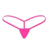 Calcinhas de Lingerie Sexy Transfronteiriças para Mulheres, Tanga Mini de Cintura Baixa, Calcinha Biquíni de Três Pontos