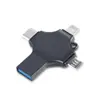 Memoria USB para teléfono móvil, memoria USB 4 en 1 de gran capacidad, 1TB 2TB, adecuada para Android y Apple, memoria USB para expansión, exclusivamente para suministro transfronterizo