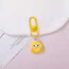 Chaveiro Criativo de Resina Desenho Animado Bob Esponja com Contas Pequeno Pingente Presente DIY Decoração de Mochila Estudante Atacado