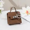Encanto de Bolso Retro Llavero Billetera Monedero Sobre Rojo Estuche para Auriculares Colgante Versátil para Bolso Bolsa de Almacenamiento para Llaves de Coche