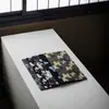 Alfombrilla de Té Gruesa de Doble Cara Estilo Chino de Tres Usos Tejido de Chenilla Bordado Camino de Mesa para Té Seco Accesorios para Ceremonia del Té Alfombrilla Impermeable para Uso Doméstico