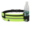 Riñonera Deportiva, Bolsa Multifuncional para Correr con Teléfono, Bolsa para Botella de Agua para Fitness al Aire Libre para Hombres y Mujeres, Tira Reflectante Ajustada Invisible, Portátil
