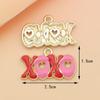 Fabricante de Accesorios de Joyería DIY de Flores en Stock, Accesorios de Colgantes Hechos a Mano en Forma de Corazón, Fabricante de Accesorios de Joyería DIY de Aleación