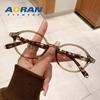 Óculos Nerd Estilo Similar a Zhang Yuyi para Mulheres Míopes Podem Ser Equipados com Armações de Óculos de Metal Redondas Pequenas Ultraleves Anti-Luz Azul