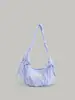 2025 Nova Bolsa de Ombro Portátil Estilo Ballet para Menina Grande Capacidade Laço de Renda Bolsa de Braço para o Dia a Dia