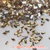 Diamantes Mini Planos de Color Champán 5A, Diamantes Pequeños Apilados Súper Brillantes, Decoraciones para Uñas, Diamantes de Forma Irregular al por Mayor