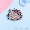 Acessórios de Gato de Desenho Animado Transfronteiriços Europeus e Americanos Pingente Liga de Zinco Joia de Diamante Pingente Moda DIY Material para Colar Venda por Atacado