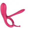 Anillo de Bloqueo Vibratorio para Hombres, Dispositivo Portátil Anti-Eyaculación, Vibrador Compartido para Hombres y Mujeres, Herramienta Sexual para Parejas para Mejorar el Amor y el Placer