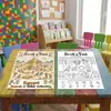 Compra directa transfronteriza de 10 hojas/paquete de pósteres para colorear con temática del Antiguo Egipto, libros de dibujo divertidos, papel para colorear educativo