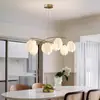 [Transfronterizo] Luz Principal Nuevo Croissant Estrella Flotante Luz Lámpara de Techo para Sala de Estar Comedor Dormitorio Accesorios de Iluminación Bauhaus Minimalista Gama Alta