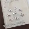 Accesorios Populares Dorados para Uñas con Temática de Mariposas, Ultra Brillantes, Lujo Ligero, Mariposa de Diamantes Rosas Girly, Decoraciones para Uñas en Forma de Corazón