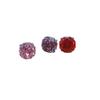 F136 Titanio Garra de Fondo Redondo con Zircón Talla Rosa de Ocho Lados Arete de Titanio Aleación G23 Accesorios de Joyería para Perforación Arete