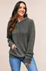 Otoño/Invierno 2026 Nueva Ropa de Mujer Transfronteriza Europea y Americana Amazon Prendas de Punto Sudaderas con Capucha Costilla Cepillada Capa Base Sudaderas de Moda