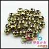 Cuentas planas de 6MM8MM color de retención de alta temperatura color de galvanoplastia vidrio de cristal de alta calidad cuentas de rueda fabricantes soporte pequeño lote mixto
