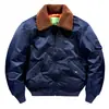 Nuevo Abrigo de Algodón Grueso y Cálido de Invierno con Cuello de Piel, Acolchado de Algodón, Engrosado, Cálido, Holgado, Casual, Chaqueta Cálida de Cuello de Solapa a la Moda