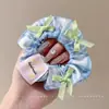 Acessório de cabelo elástico, estilo jovem, scrunchie moderno novo de 2025, headwear de tecido de malha elegante de verão para mulheres