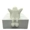 Decoraciones Navideñas y de Halloween Fantasma para Fiestas Impresas en 3D Transfronterizas con Articulaciones de Pierna Móviles, Modelo de Mini Escena