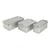 Caja de Lata para Pasteles del Fabricante Hebilla Plateada Tarro de Dulces de Boda Hebilla de Polea Caja de Almacenamiento de Pastel de Piña Nostálgico Entrega Directa