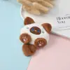 Novo Pingente de Pelúcia de Gatinho que Faz Barulho Fofo Desenho Animado Broche de Gato DIY Acessórios para Chaveiro Acessórios