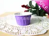 Molde para pastel Cup color sólido rizado Molde para muffin Molde para pastel Portacupcake resistente a altas temperaturas Venta directa de fábrica