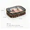 Temu Bolsa de Maquiagem Estampa de Leopardo Armazenamento Impermeável Portátil Atacado Artigos de Higiene Pessoal Grande Capacidade Viagem E-commerce Transfronteiriço Em Estoque Atacado