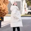 Moda de Invierno Chic Chaqueta de Algodón de Longitud Media para Mujer 2026 Nuevo Estilo Versión Coreana Petite Engrosada Cálida Chaqueta Acolchada de Algodón Ropa de Abrigo