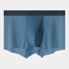 Cueca boxer masculina de seda gelada 2025 nova sem costura verão fina respirável boxer shorts cabeça 10a virilha antibacteriana