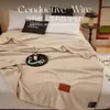 Sábanas de Imitación Cachemir para Invierno Pieza Única Sábanas Engrosadas con Forro Polar Manta para Siesta en la Oficina Cubierta Manta Edredón Individual de Felpa