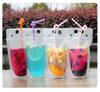 Bolsa Desechable para Bebidas Bolsa para Jugo de Frutas Bolsa Dispensadora Bolsa Transparente Autosellable Bolsa Portátil para Té de Frutas Bebida de Celebridad Té con Leche