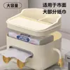 Caja de Pañuelos Mesita de Noche Multifuncional Almacenamiento Dormitorio Sala de Estar Hogar Mesa de Café Estante de Almacenamiento Caja de Papel para Control Remoto