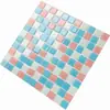 Azulejos de mosaico de cristal para piscina, piscina de observación, inodoro, estanque de peces, bañera, azulejos azules para casa de huéspedes
