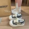 Zapatillas de Lona Blancas Populares Negras para Mujer Primavera y Otoño Tendencia Ins 2025 Nuevos Zapatos Deportivos Casuales Versátiles de Nicho