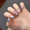 Acessórios para Nail Art Contas de Bolha Sereia Tamanhos Mistos Coloridos Contas Aurora Meio Redondas com Fundo Plano Decoração de Unhas DIY