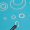 PTFE O-ring PTFE Teflon CNC finamente processado PTFE plástico O-ring Vedação Personalização