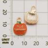 1 Halloween Goteo de Aceite Aleación Colgante Divertido Accesorios para el Cabello Pulsera Collar Pendientes DIY Accesorios de Joyería Fantasma Calabaza