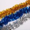 Dourado 2 m Lã Engrossada Decoração de Aniversário Casamento Férias Cor Strip Decoração Festa de Natal Flor