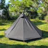 Fogão a lenha de chaminé para exterior de verão Aquecimento Tenda portátil para uma pessoa para acampamento Tenda pirâmide indiana