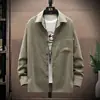 Camisa de manga larga talla grande para hombre, moderna y elegante para primavera y otoño, diseño único, camisa de nicho, chaqueta estilo japonés y de Hong Kong para otoño